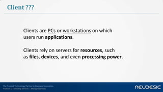 Server vs Client in real life and in programming world | PPT