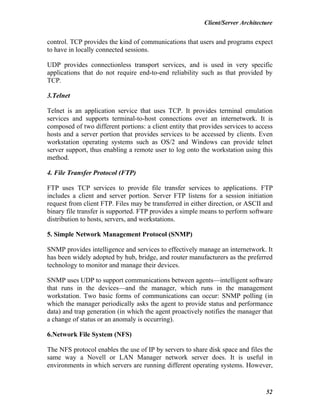 Client Server Architecture | DOC