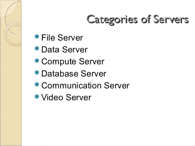 Client Server Computing