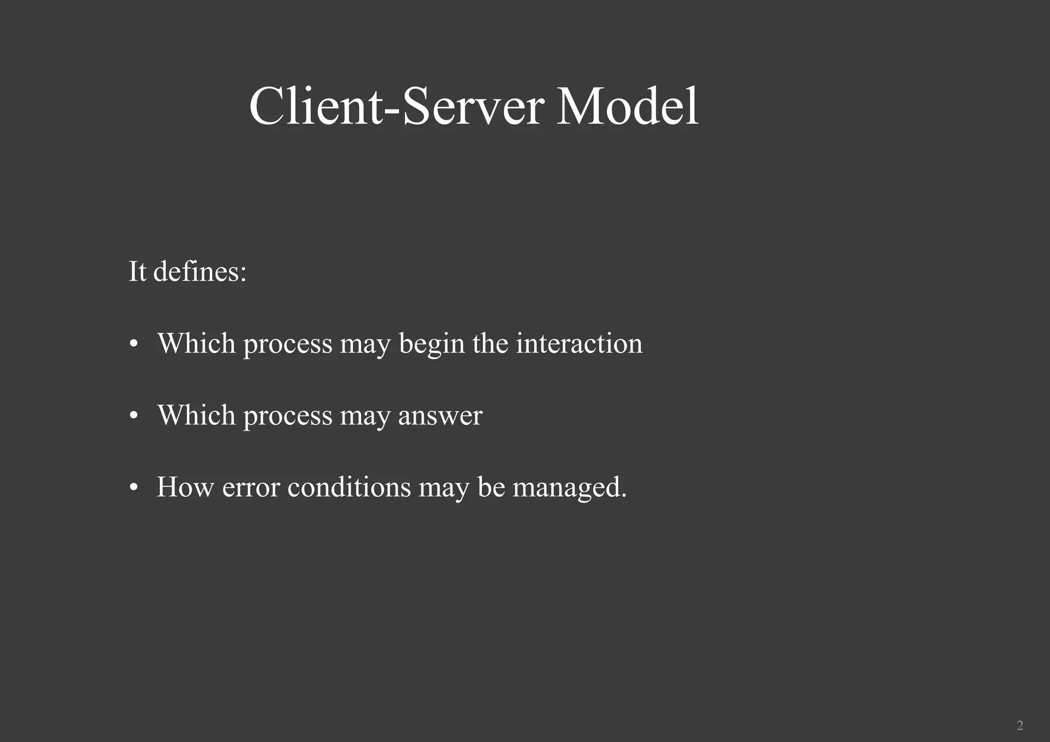 Client server model | PPT