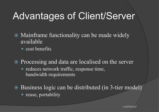Client server model | PPTX