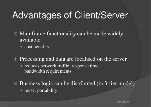Client server model