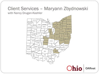 Client Services – Maryann Zbydnowski with Nancy Drugan-Koehler 