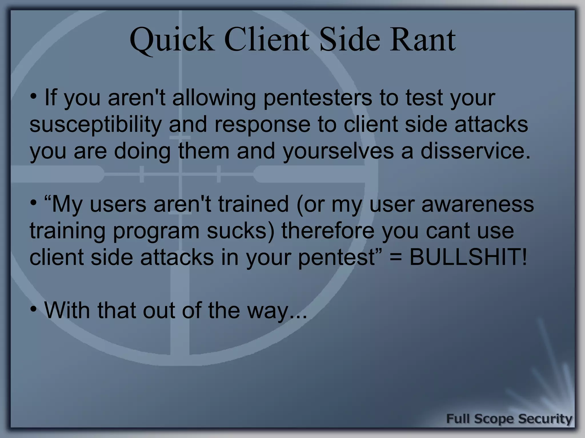 Client-Side Penetration Testing Presentation