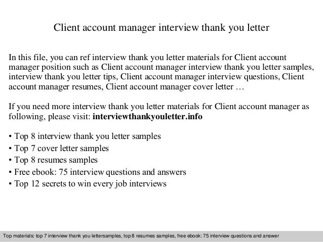 sales account manager interview questions