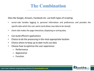 Client and server side scripting | PPTX | Web Development | Internet