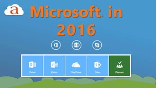 Microsoft® in
2016
 