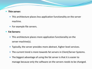 Fat Server Client computing evolution ppt11 | PPTX