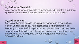 CLIENTELA Y AVIO | PPTX