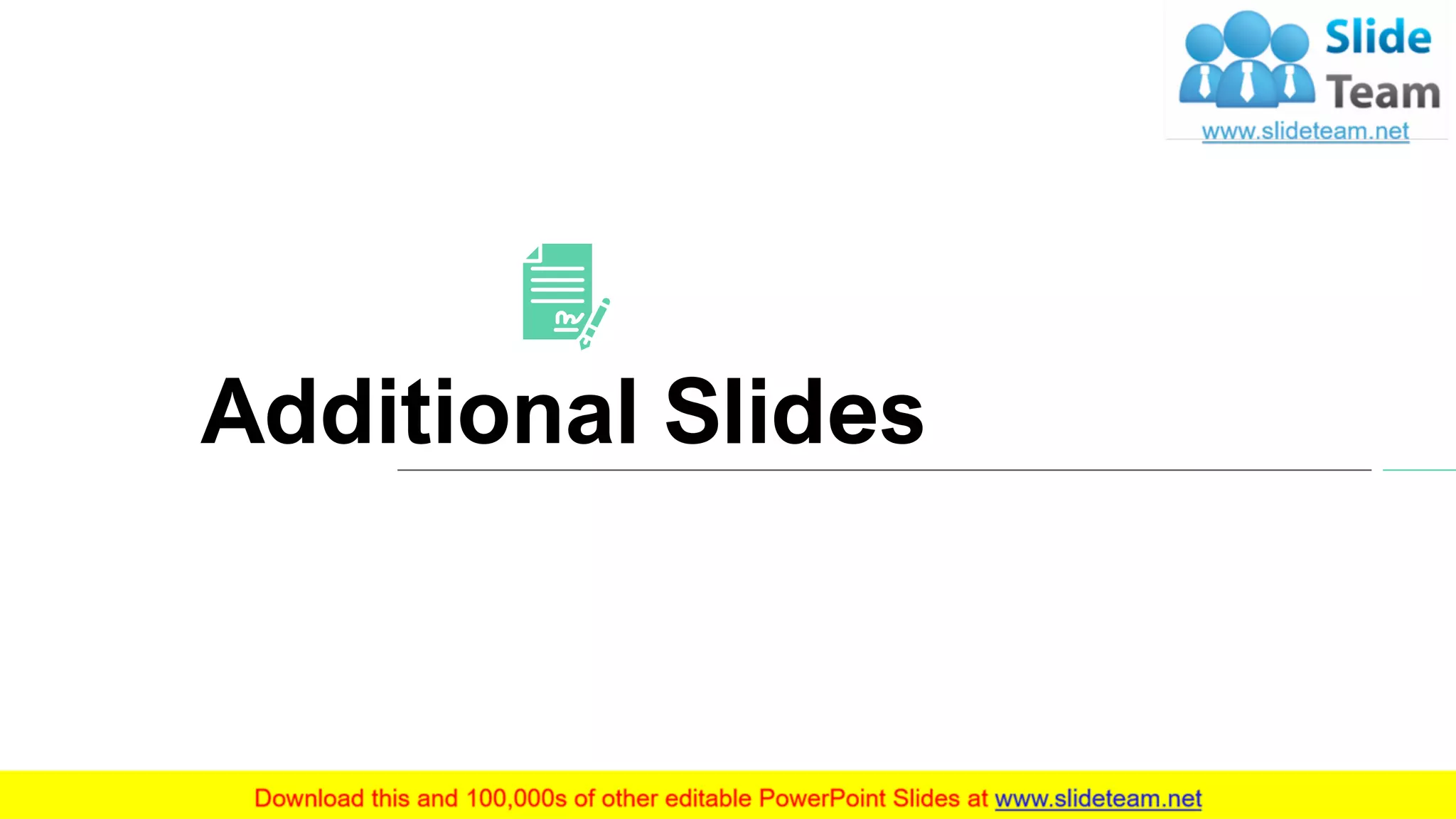 19
Additional Slides
 