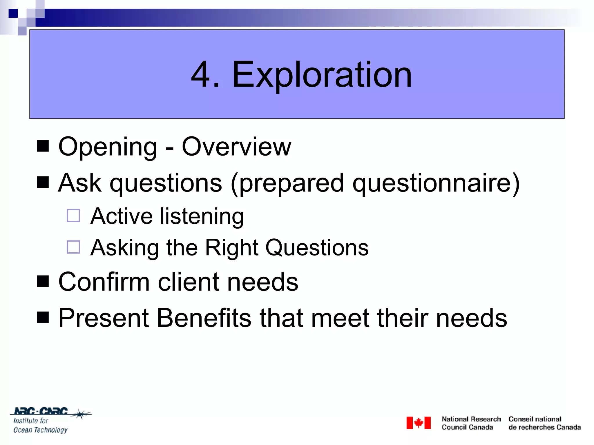 Client Engagement Session