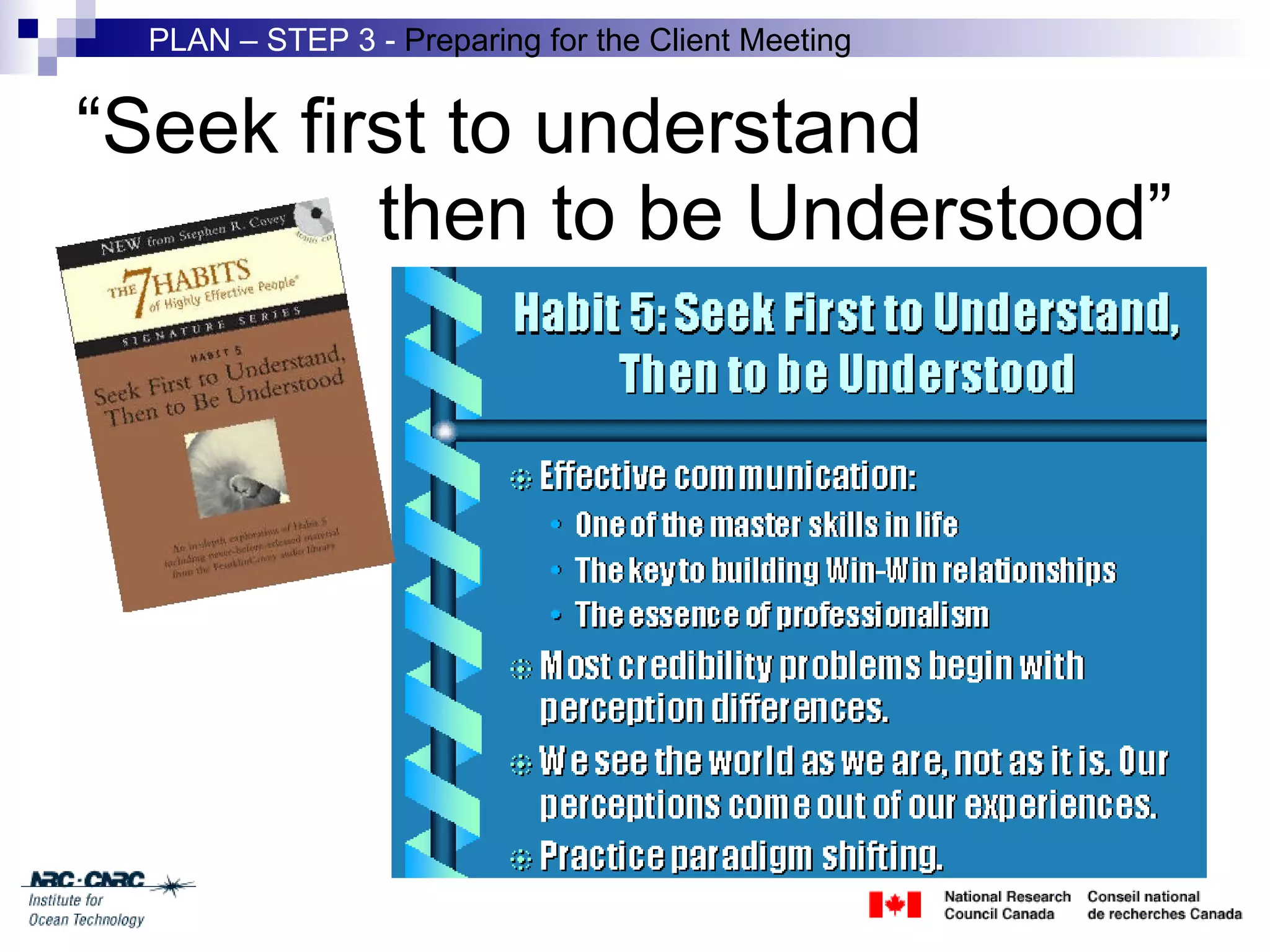 Client Engagement Session