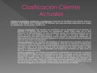 Clientes y su clasificación | PPTX