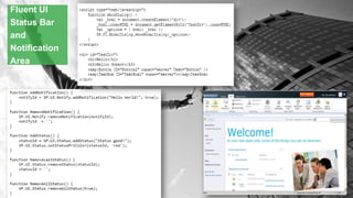 Fluent UI
Status Bar
and
Notification
Area
 