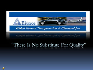 “There Is No Substitute For Quality” 