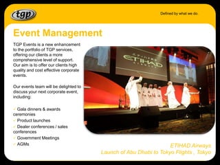 Specialize in turn key project management     