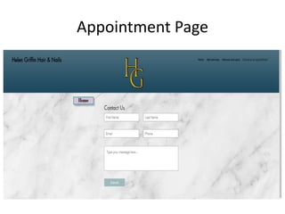 Appointment Page
 