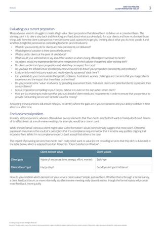 Client proposition toolkit liberty | PDF