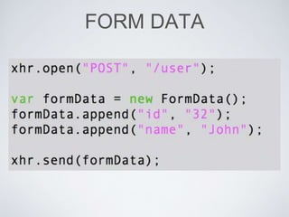 FORM DATA
 