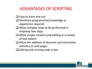 Client Side scripting and server side scripting | PPT