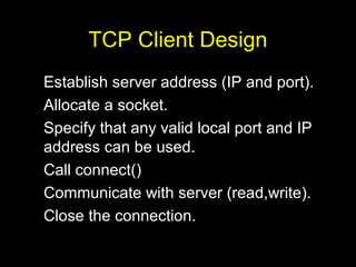 Client Port Client server | PPT