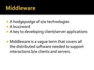 Client Server Architecture | PPTX