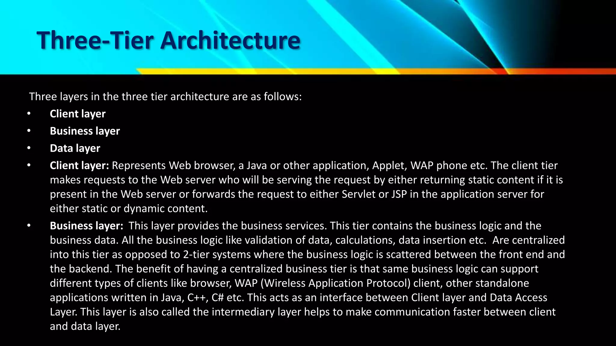 Client server architecture | PPTX | Databases | Computer Software and ...
