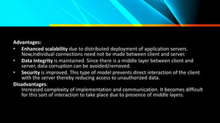 Client server architecture | PPTX | Databases | Computer Software and ...