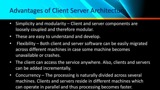 Client server architecture | PPT