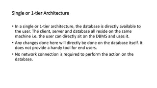 Client Server Architecture...pptx | Databases | Computer Software and ...