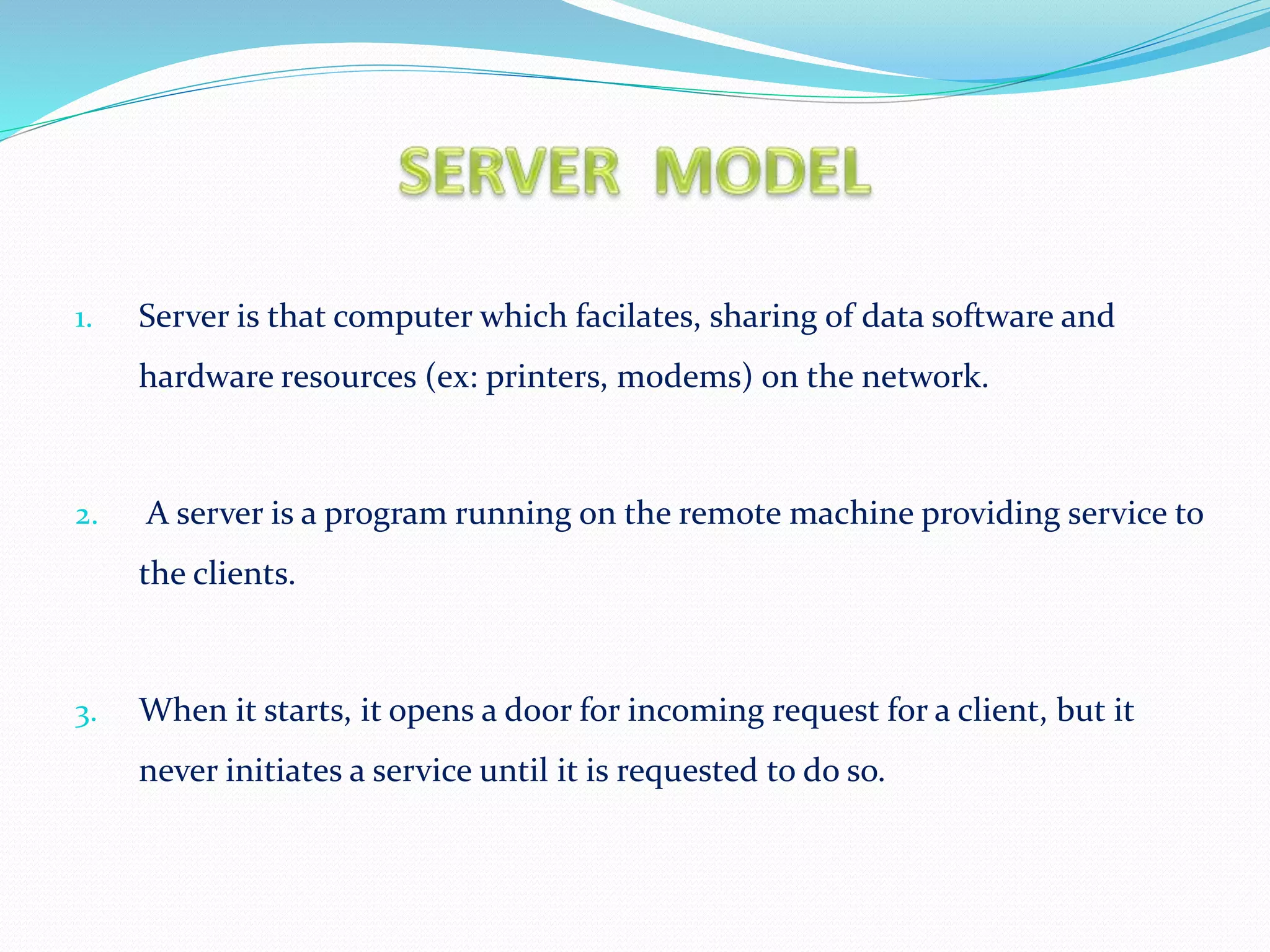 Clientserver Presentation | PPTX