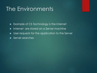 Client server technology | PDF