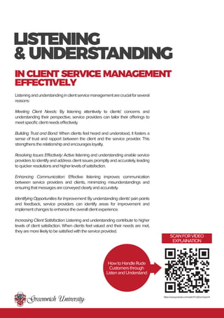 Client Service Management Functions 0001 | PDF