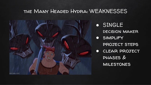 many headed hydra summary Hydra is a world-wide subversive organization dedicated to global domination their organization takes its name from the many-headed serpent-like monster. many headed hydra summary Hydra is a world-wide subversive organization dedicated to global domination their organization takes its name from the many-headed serpent-like monster.