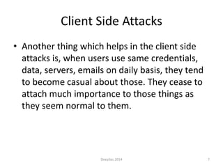Client side attacks using PowerShell