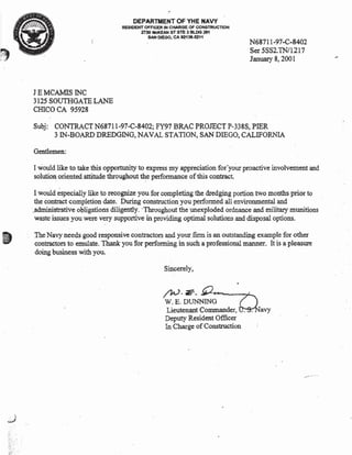 Client/Stakeholder Letters of Recommendation