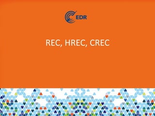 REC, HREC, CREC
 