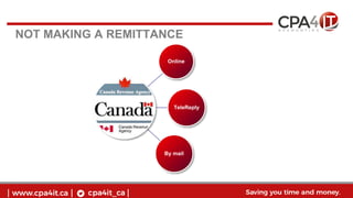NOT MAKING A REMITTANCE
Online
TeleReply
By mail
 