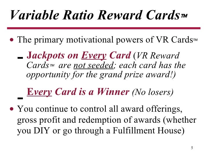 Incentive program to increase sales