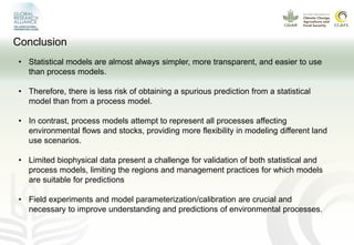 Modeling GHG emissions and carbon sequestration