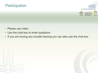 CLIFF-GRADS webinar series session 3: Mitigating climate change through reduced food loss and waste.