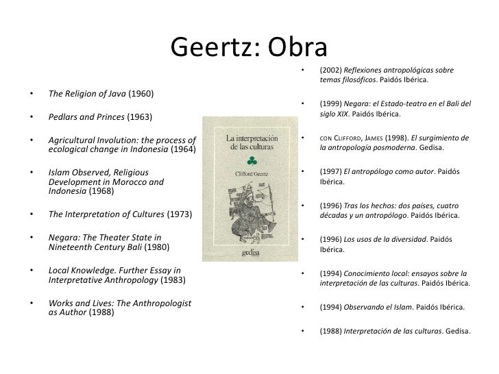 James Clifford El Surgimiento De La Antropologia Posmoderna Pdf