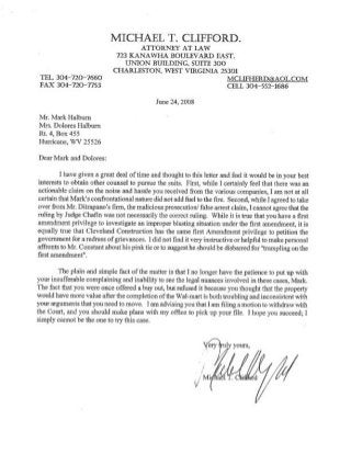 Motion For Leave To Withdraw #07-c-298