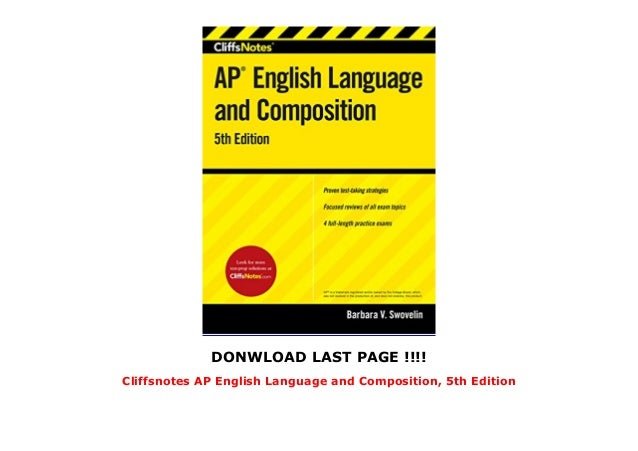 Cliffsnotes AP English Language and Composition, 5th Edition