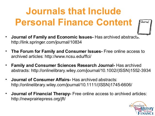 Cliffs Notes From The Journal Of Financial Planning Counseling Cliffs Notes From The Journal Of Financial Planning Counseling