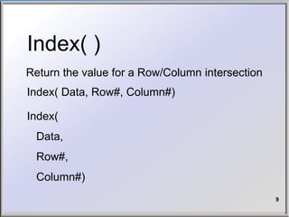 Cliff tip indexmatch_01 | PPT