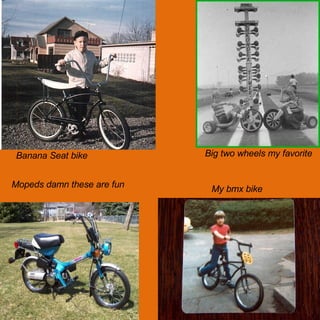 Banana Seat bike Big two wheels my favorite Mopeds damn these are fun My bmx bike 