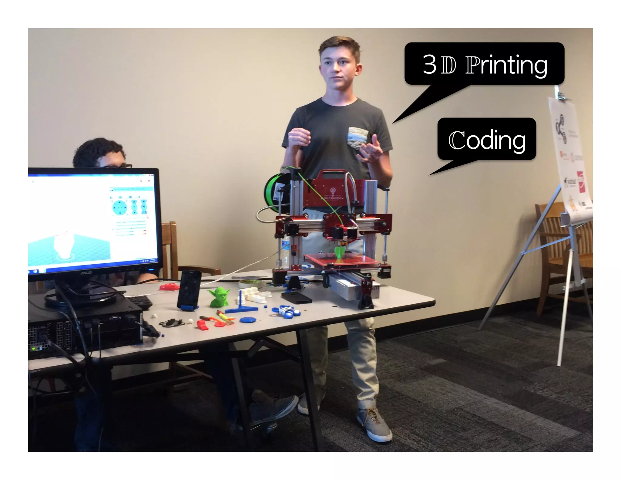 3D Printing!
Coding!
 