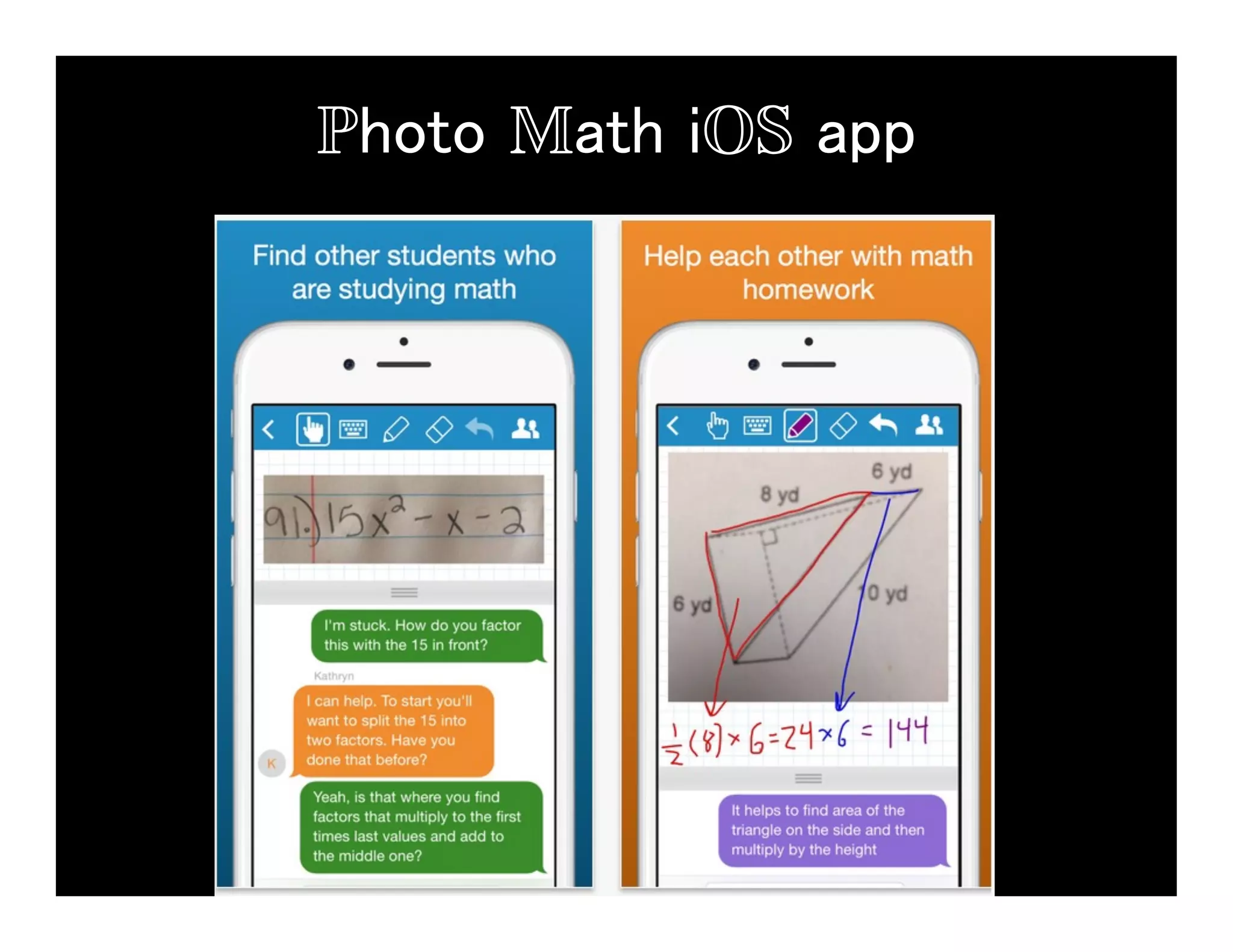 Photo Math iOS app!
 