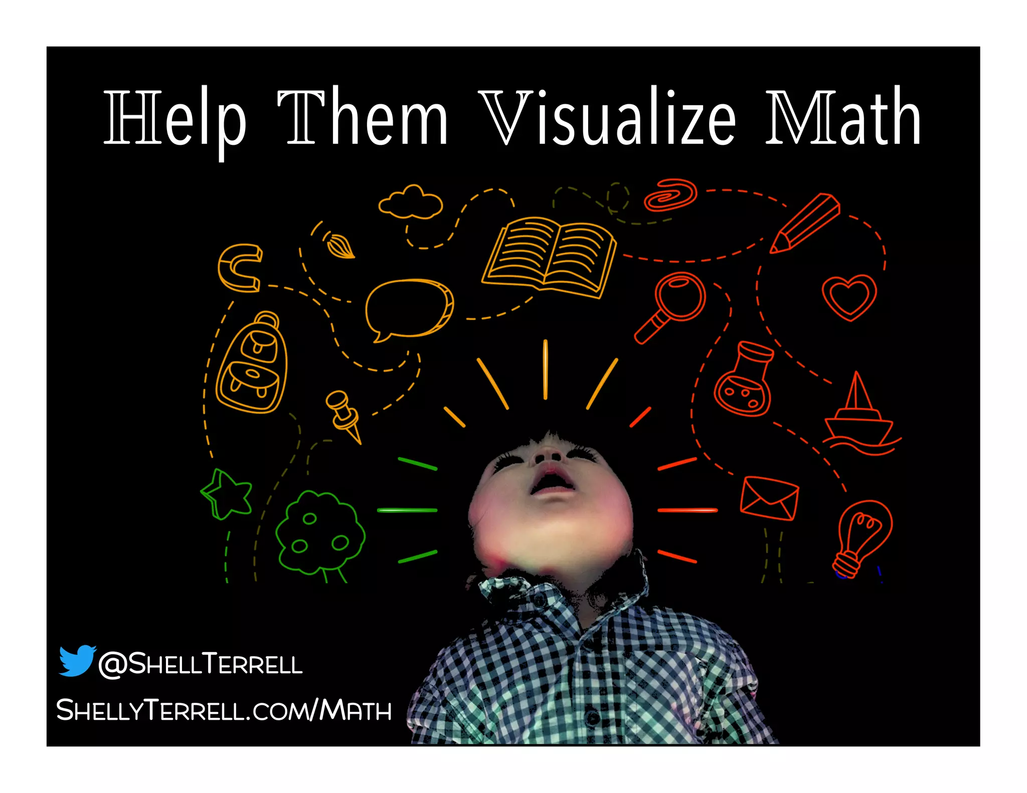 SHELLYTERRELL.COM/MATH
@SHELLTERRELL
Help Them Visualize Math!
 